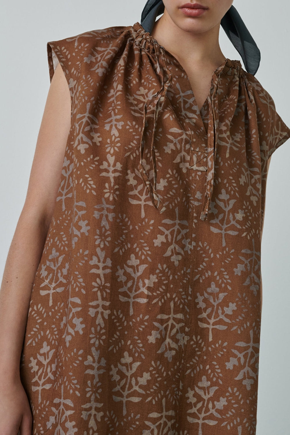 MARRON/PARME ROBE CHAINE & TRAME TAMARIS