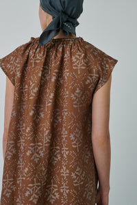 MARRON/PARME ROBE CHAINE & TRAME TAMARIS
