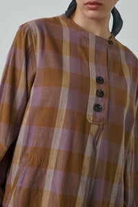 PARME/BEIGE ROBE CHAINE & TRAME ONAGRE