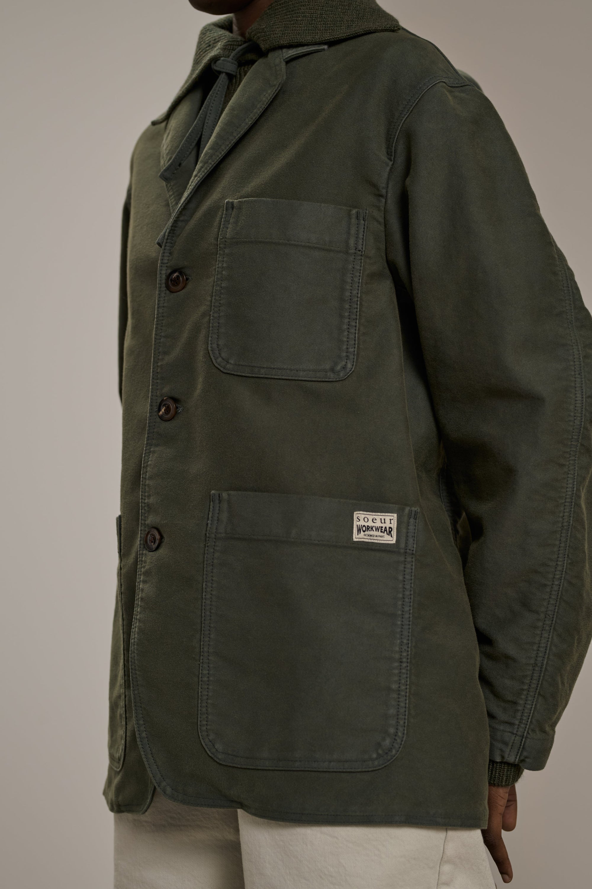 BLEU GRIS VESTE CASUAL ALPHONSE