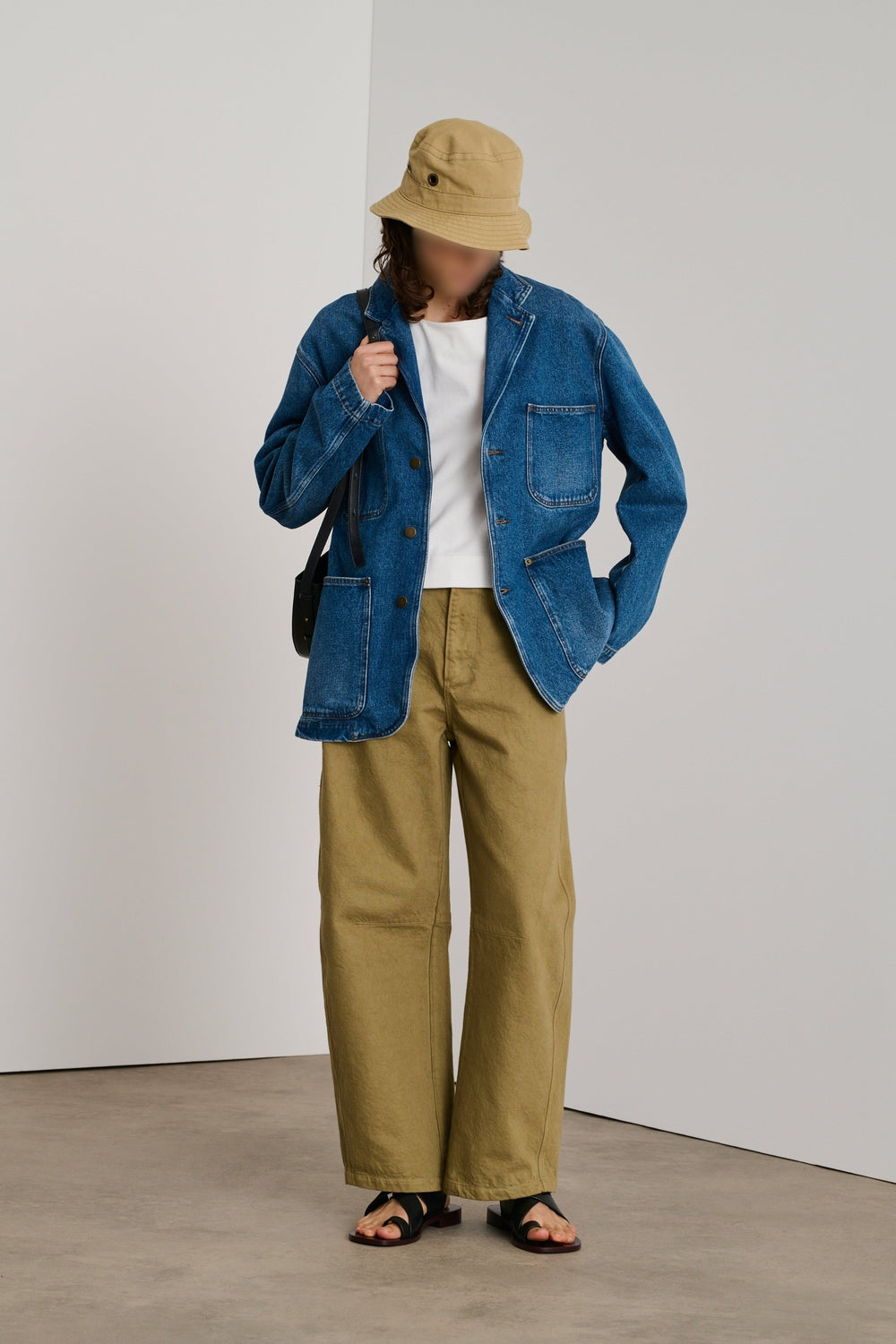 BLEU VESTE CASUAL CHARLIZE