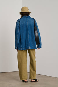 BLEU VESTE CASUAL CHARLIZE
