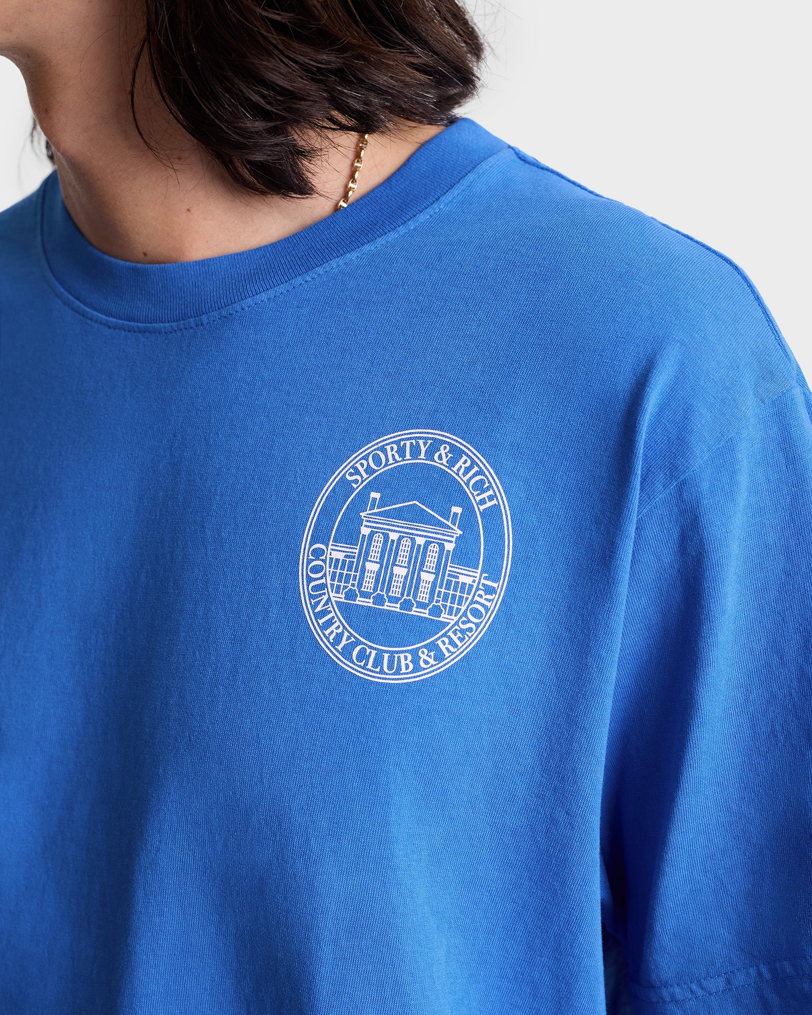 T-shirt Vendome à impression - Paris Blue