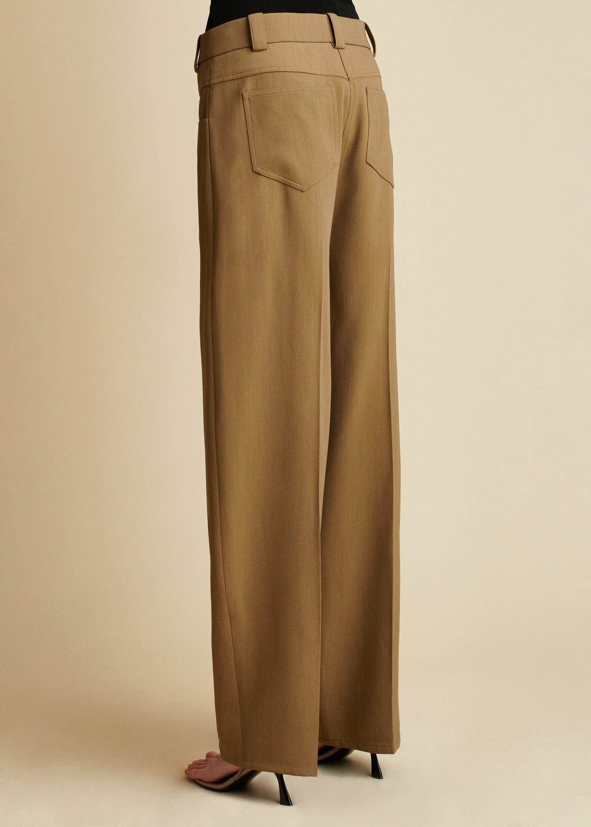 Preen pant in wool - Flax