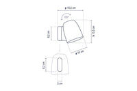 APPLIQUE NUT A/01 WHITE OUTDOOR