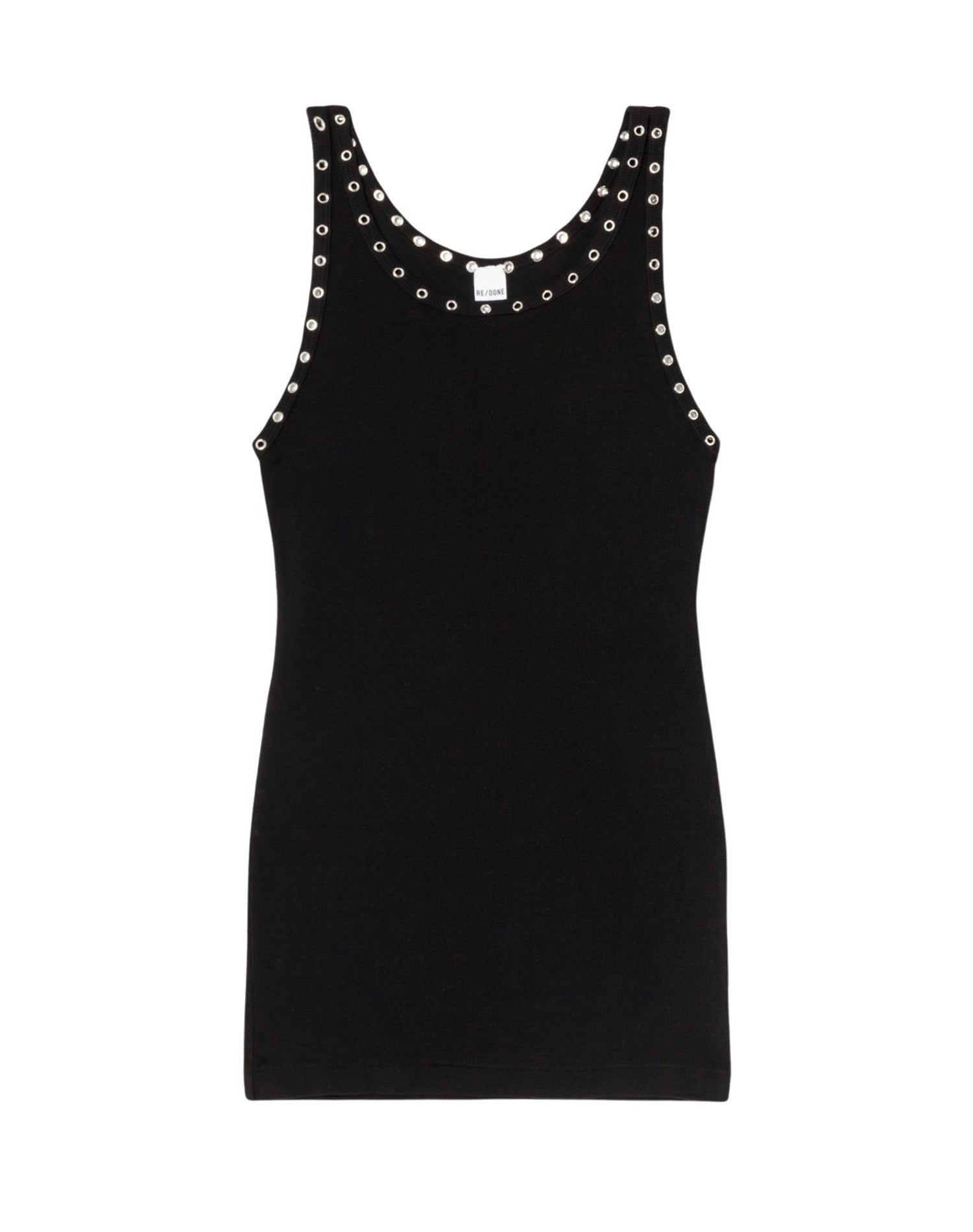 Robe débardeur en œillets - Black