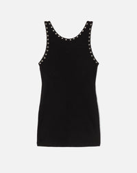Robe débardeur en œillets - Black
