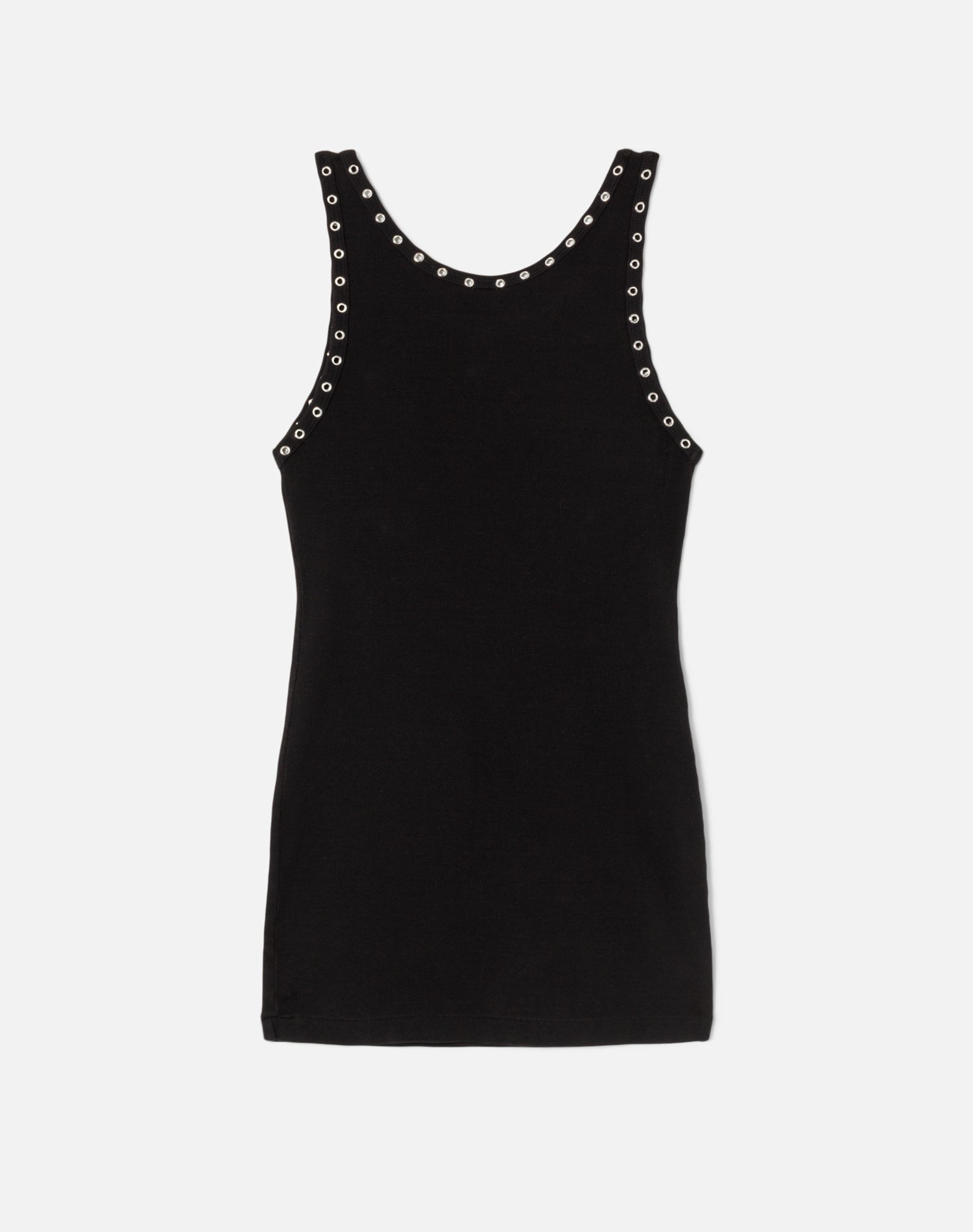 Robe débardeur en œillets - Black