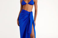 INDIGO PEPLUM PARÉO LONG