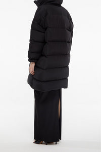 Doudoune longue maxi col - Black