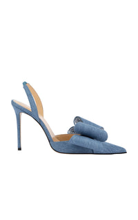 Slingback Le Cadeau 110 en denim - Denim Blue