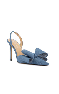 Slingback Le Cadeau 110 en denim - Denim Blue