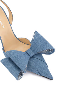 Slingback Le Cadeau 110 en denim - Denim Blue