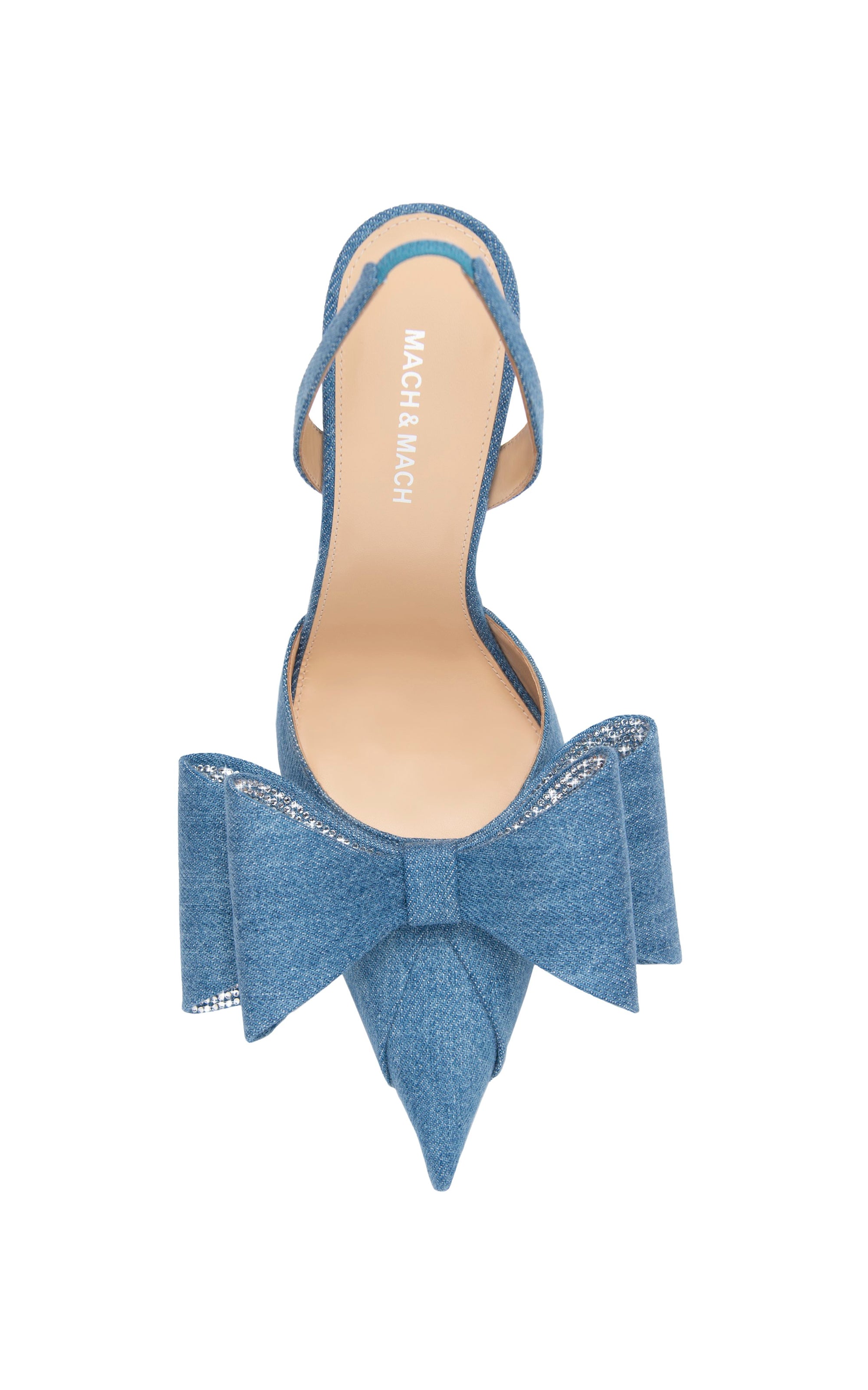 Slingback Le Cadeau 110 en denim - Denim Blue