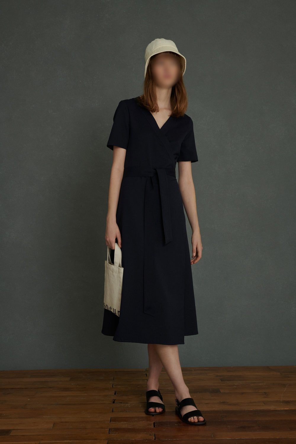 NAVY ROBE CHAINE & TRAME PHENOMENE