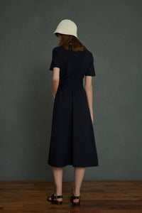 NAVY ROBE CHAINE & TRAME PHENOMENE