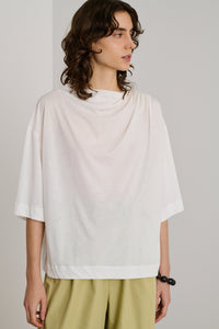 BLANC TSHIRT MANCHES COURTES DAKOTA