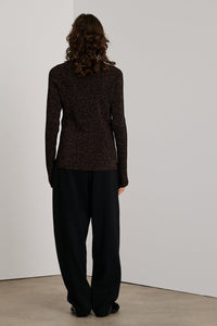 NOIR/CARAMEL MAILLE VERONA