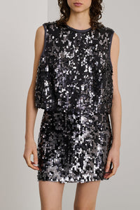 ARGENT/BLEU ANTHRACITE TOP RAF