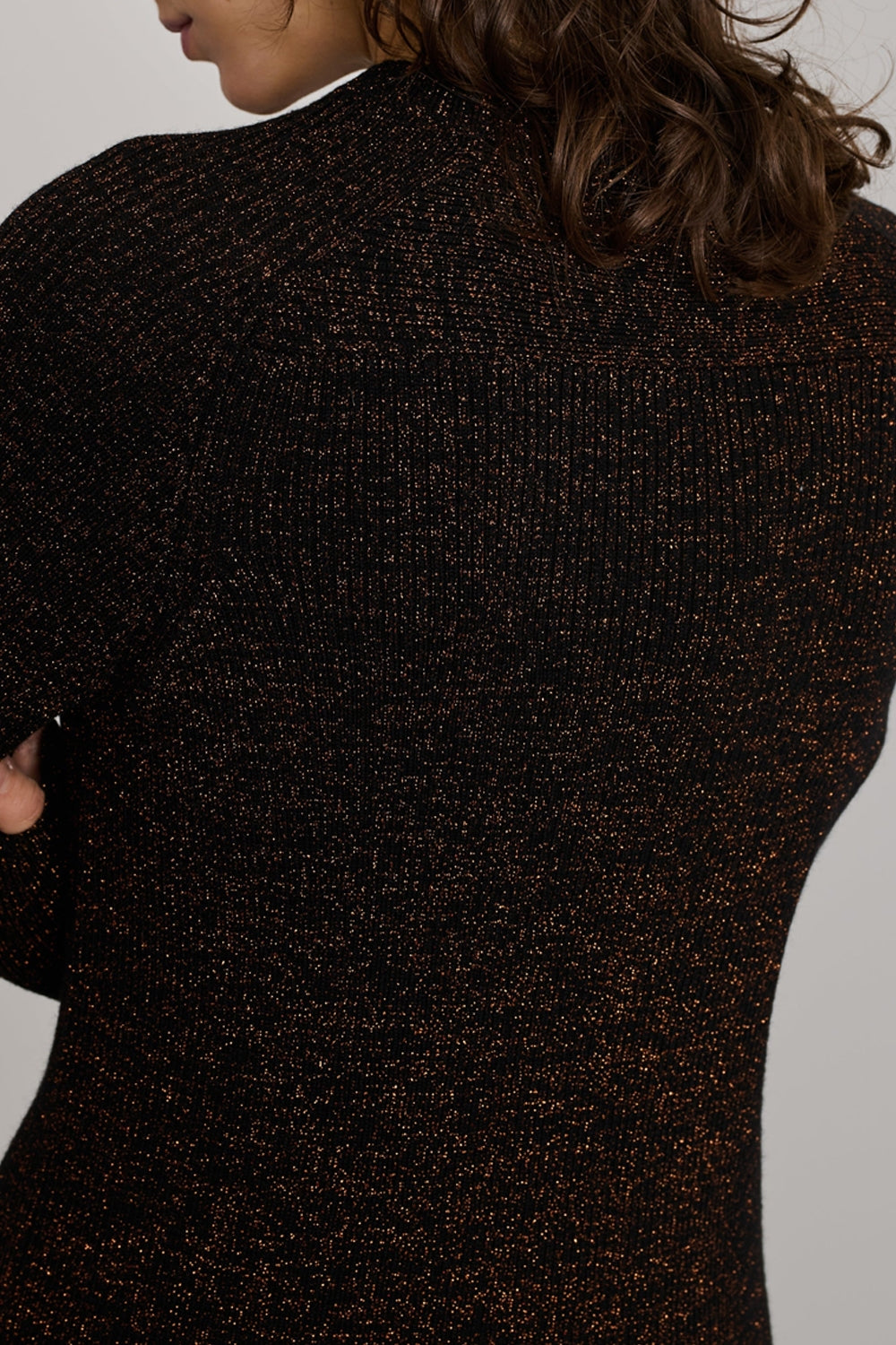 NOIR/CARAMEL ROBE TRICOT HELEN