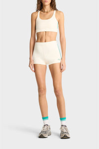 Short SR Runner à liseré - Cream