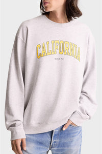 Sweatshirt California imprimé - Heather Gray