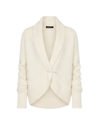Cardigan en laine et cachemire - Ivory