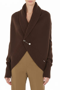 Cardigan en laine et cachemire - Brown