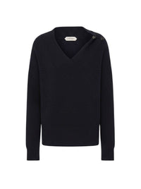Cashmere v-neck jumper - Blue