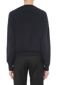 Pull à col v en cachemire - Black