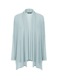 Wool open-front cardigan - Light Blue