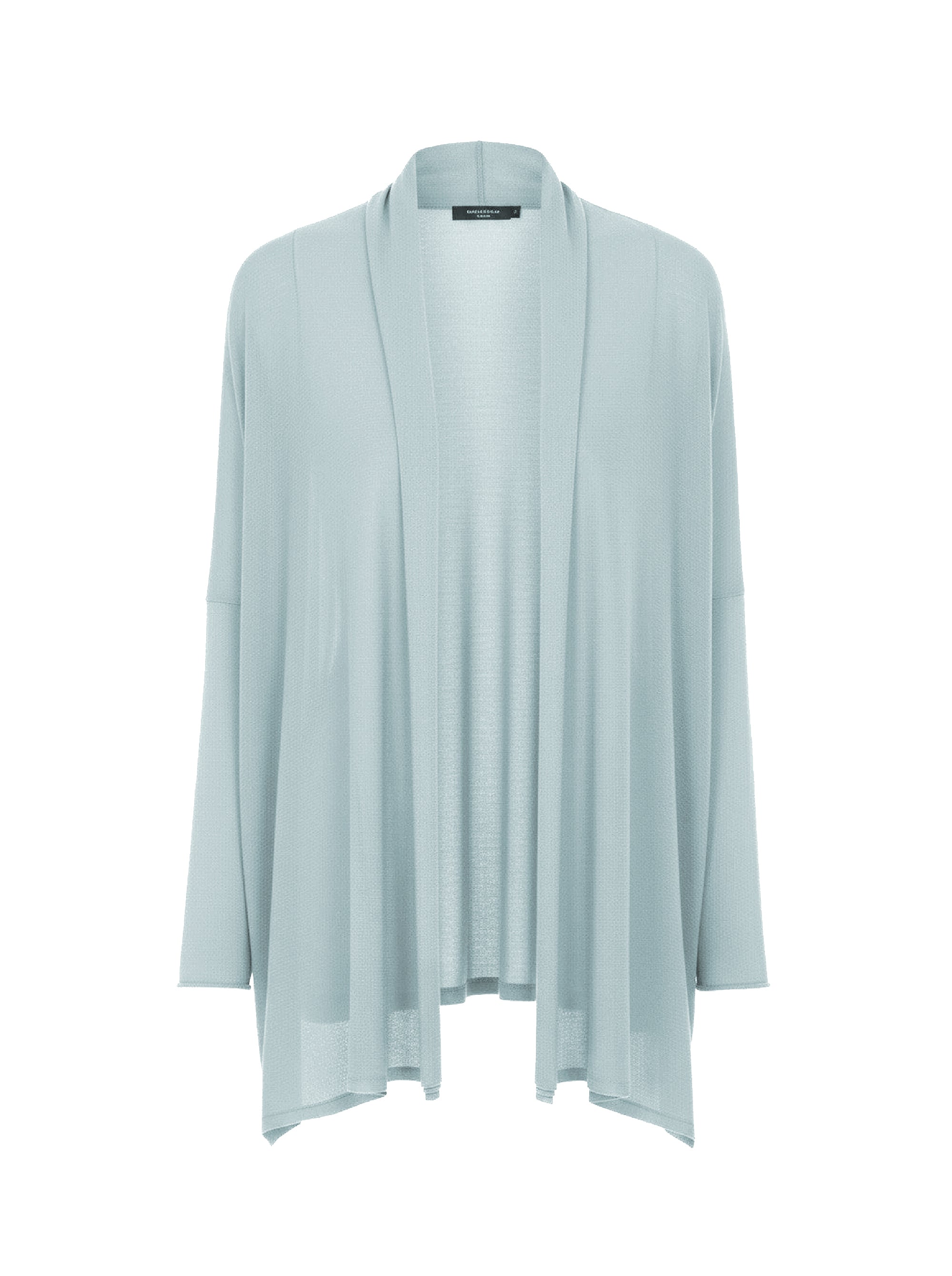 Wool open-front cardigan - Light Blue