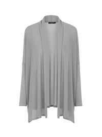 Cardigan ouvert sur le devant en laine - Grey