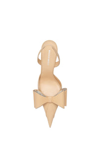 Le Cadeau 95 leather slingback - Nude