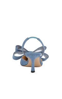 Le Cadeau 65 slingback in denim - Denim Blue