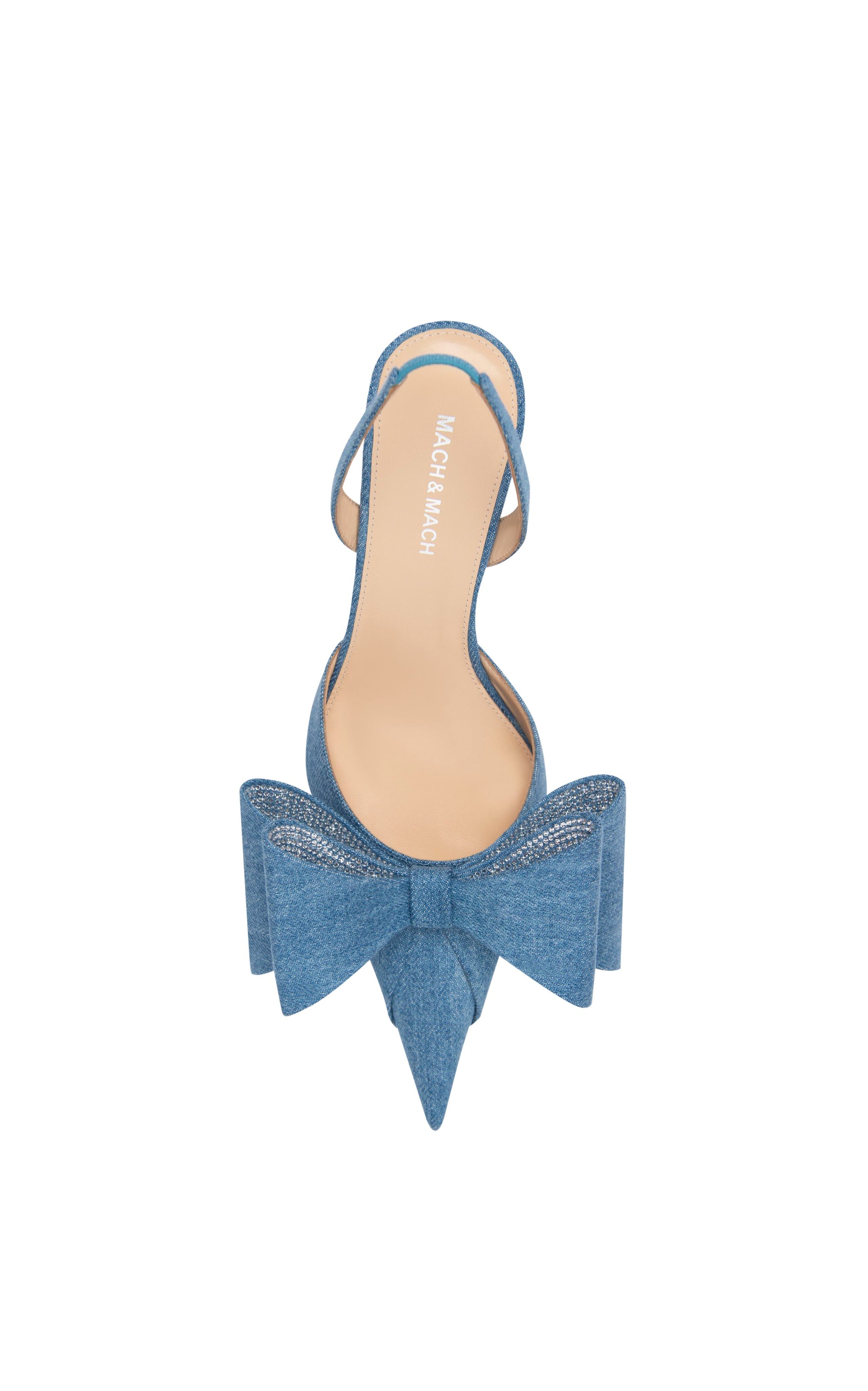 Le Cadeau 65 slingback in denim - Denim Blue