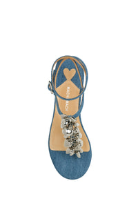 Puffy Heart sandals in denim - Blue