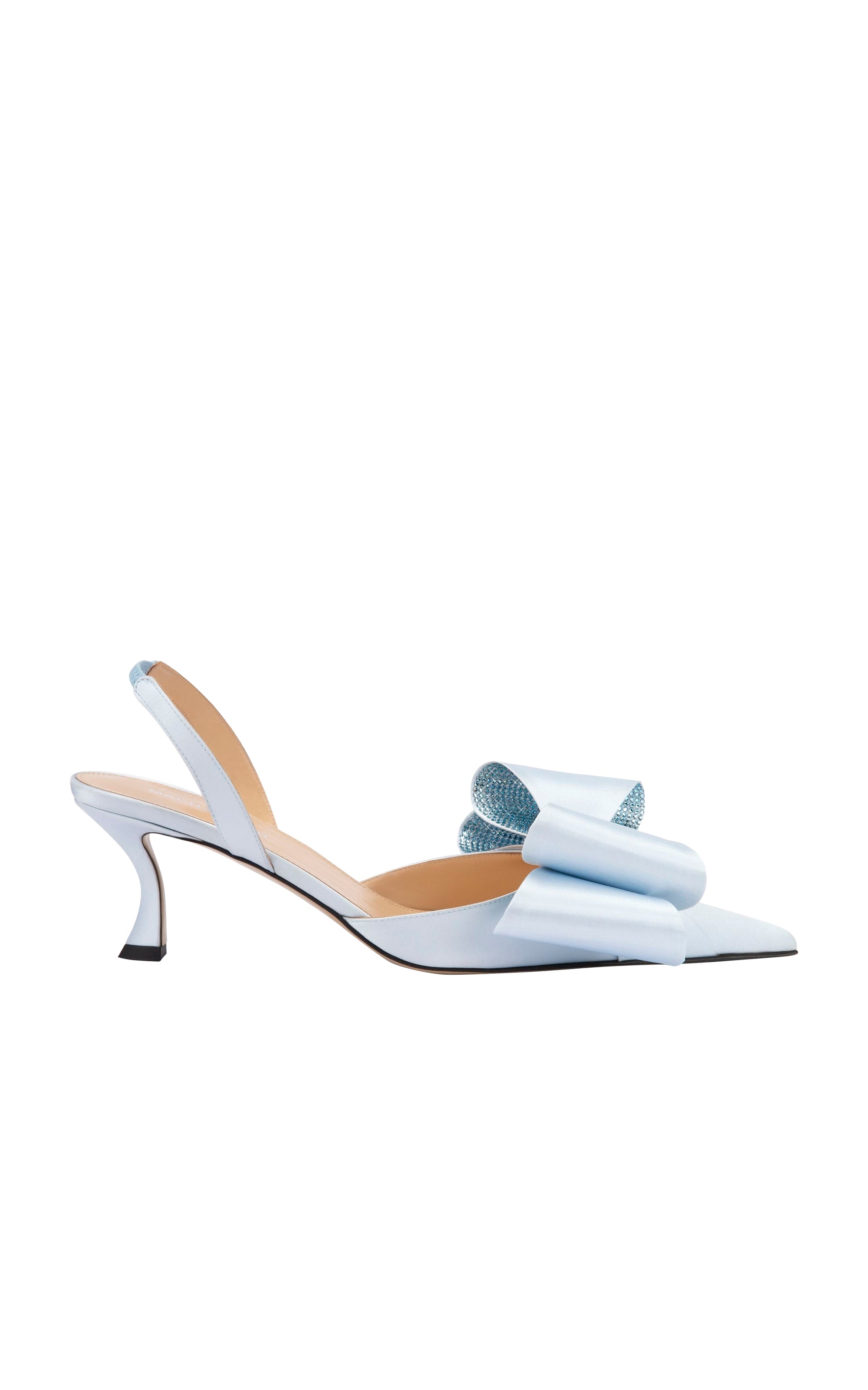 Le Cadeau 65 silk slingback - Sky Blue