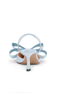 Le Cadeau 65 silk slingback - Sky Blue