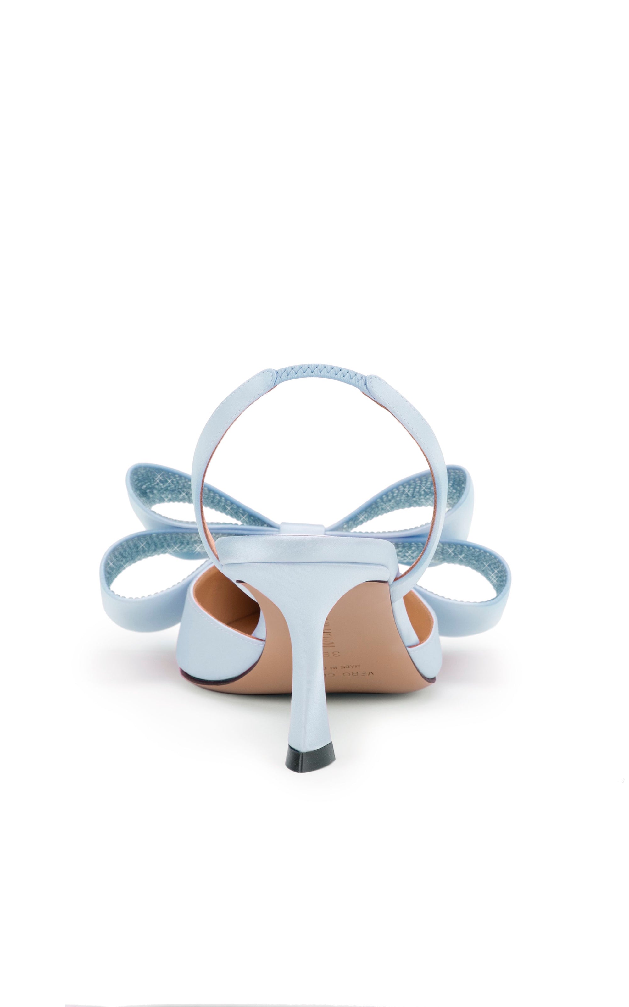 Le Cadeau 65 silk slingback - Sky Blue