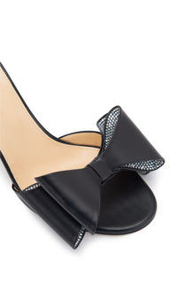 Le Cadeau 95 leather mules - Black