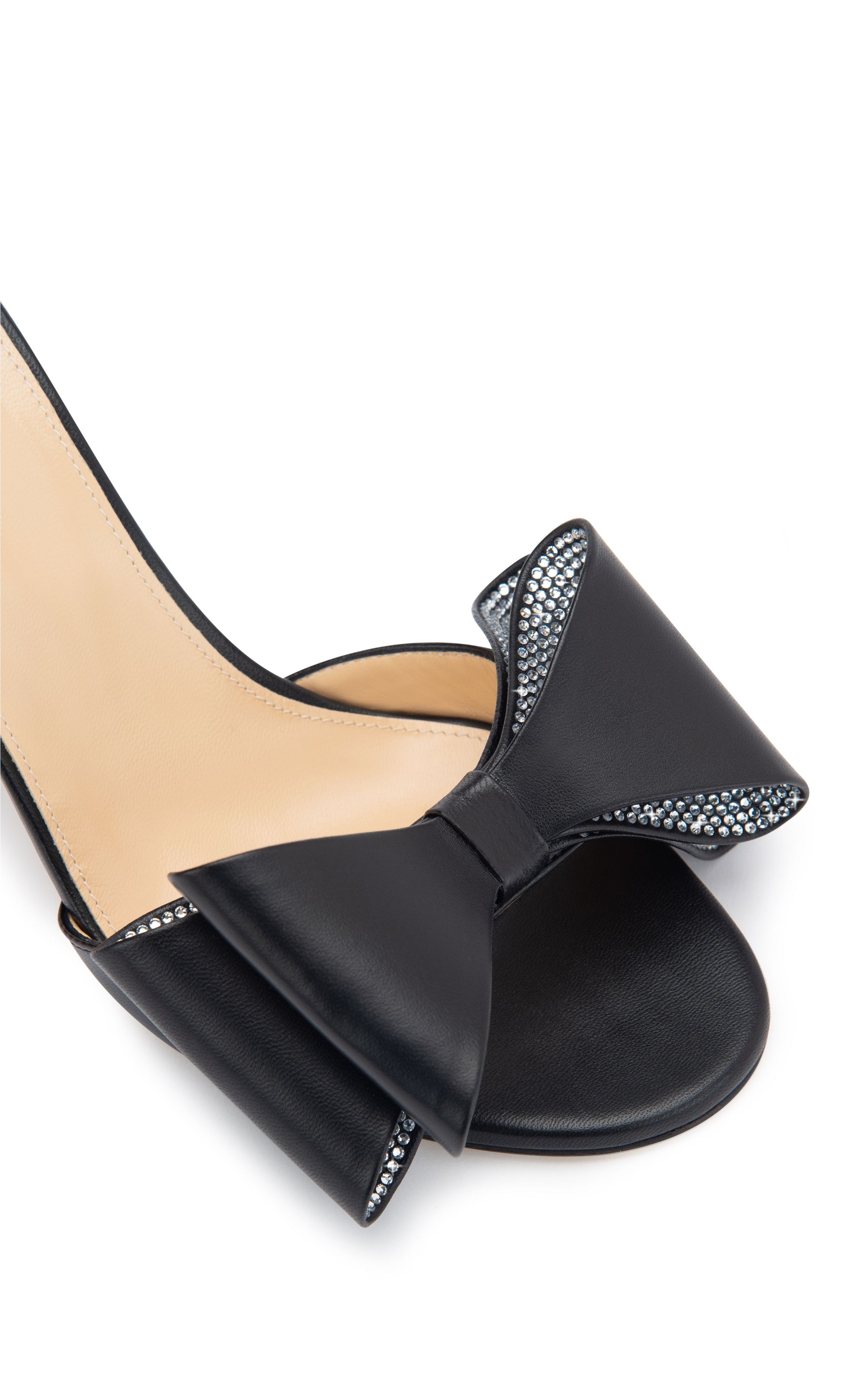 Le Cadeau 95 leather mules - Black