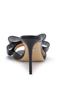 Le Cadeau 95 leather mules - Black