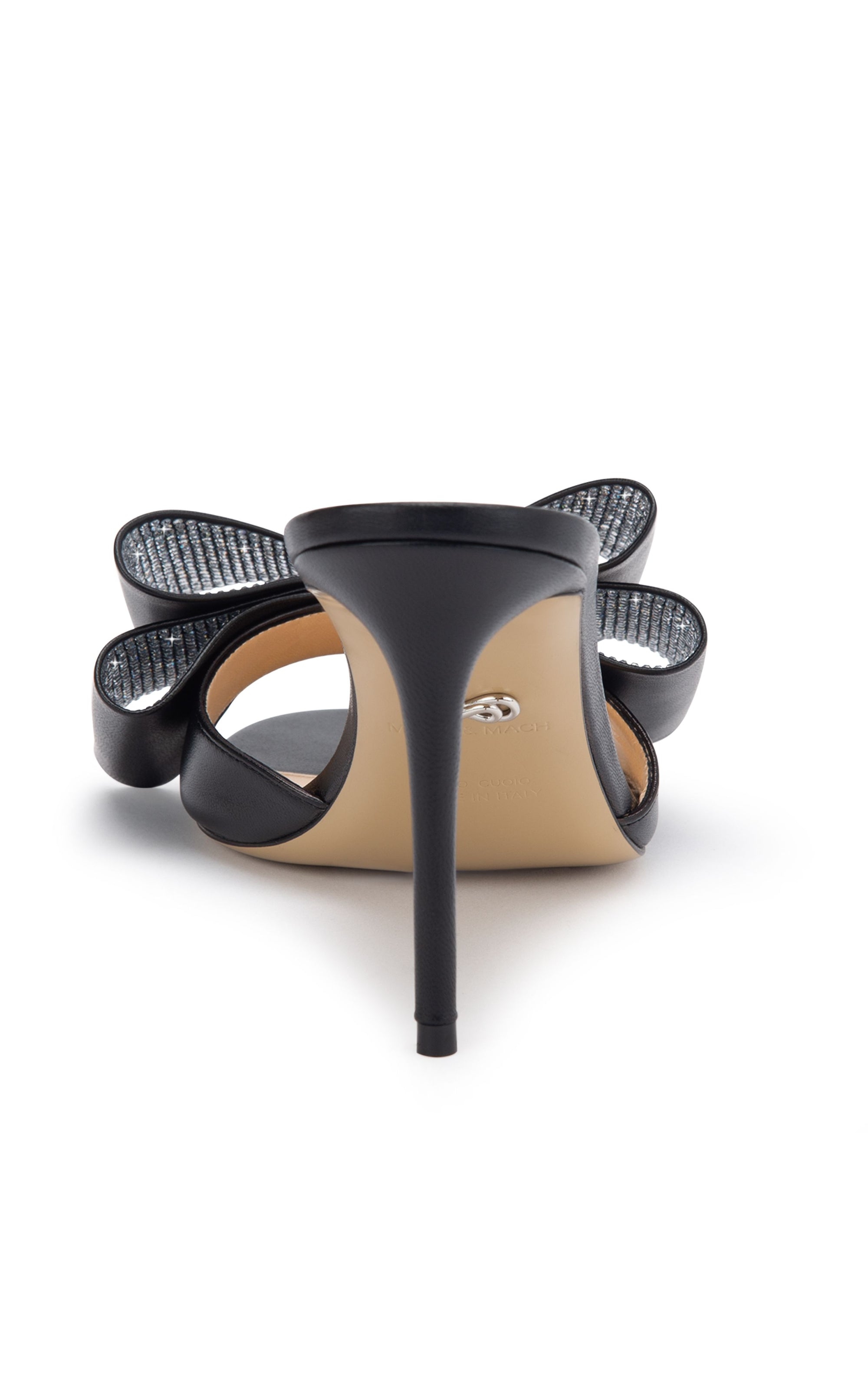 Le Cadeau 95 leather mules - Black