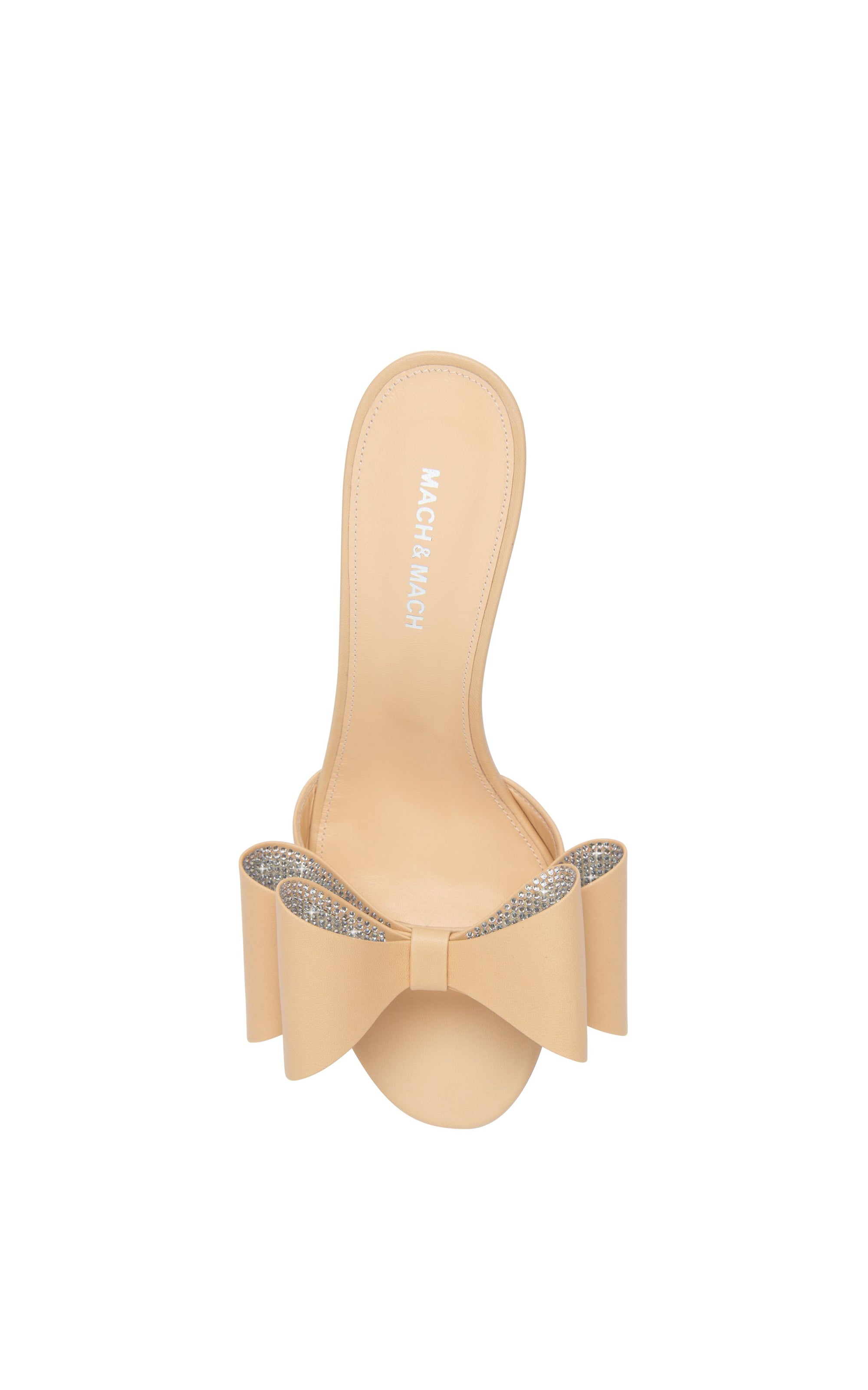 Le Cadeau 95 leather mules - Nude