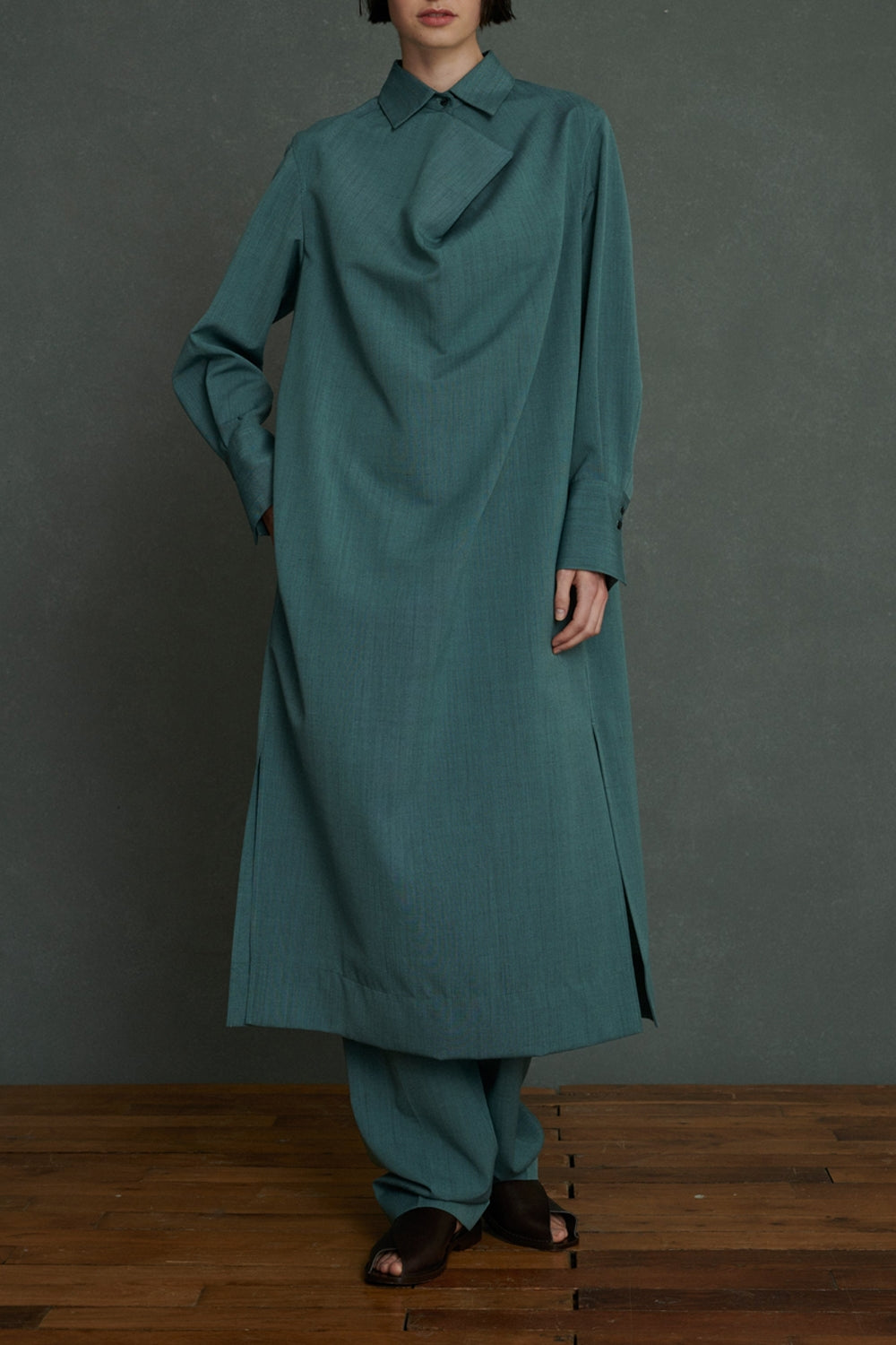 VERT D'EAU ROBE CHAINE & TRAME ARPEGE