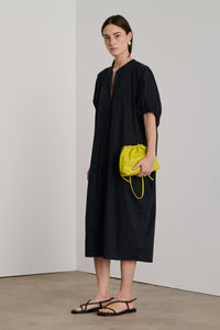 NOIR ROBE CHAINE & TRAME ALGER