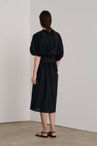 NOIR ROBE CHAINE & TRAME ALGER