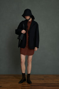 TERRACOTTA ROBE CHAINE & TRAME AZIZA