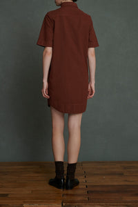 TERRACOTTA ROBE CHAINE & TRAME AZIZA